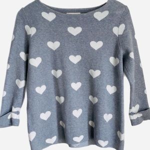 Cynthia Rowley Heart Valentines Sweater Size XS